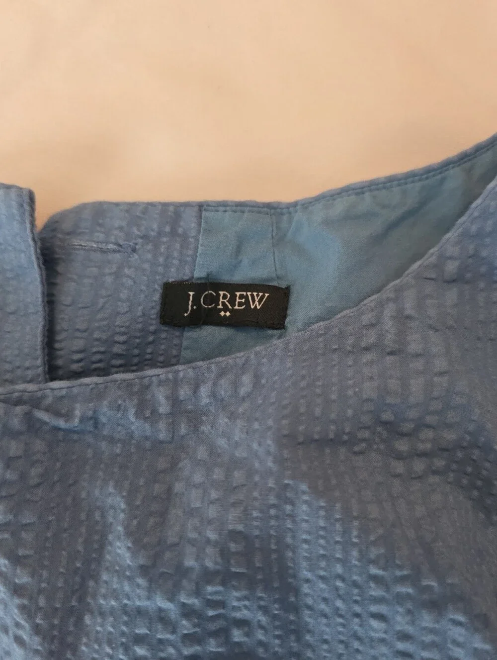 J. Crew Cotton Blue Dress Cottagecore Casual Twee
